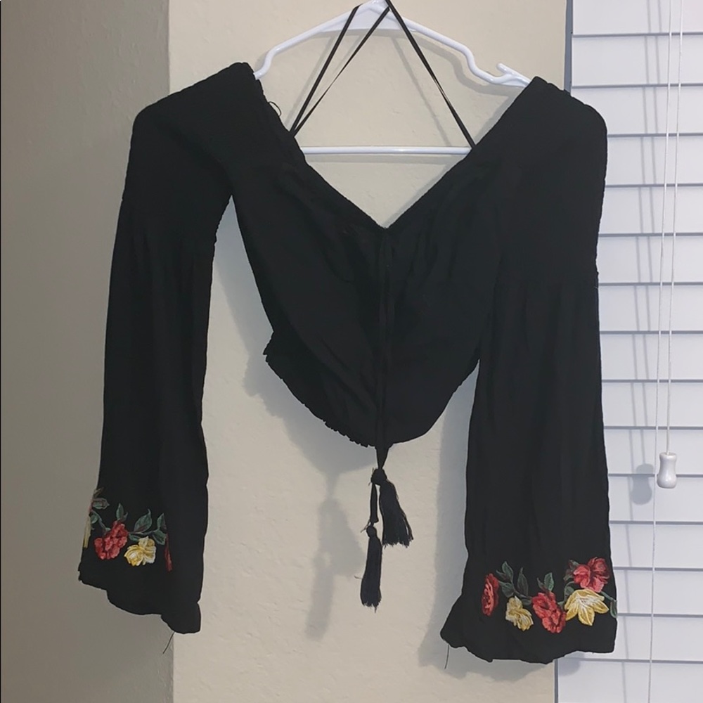 Floral crop top